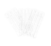 FRCOLOR 12pcs Transparent Heel Liners Pad for Women Anti-Slip Shoe Heel Cushions Self-Adhesive Wear-Resistant Back of Grips for Sandals Sling Back Shoes