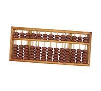 FRCOLOR 13-Bead Wooden Abacus for Kids Educational Arithmetic Tool for Students for Learning Math Concepts at Home or School