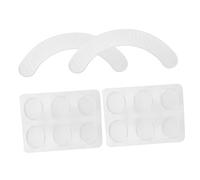 FRCOLOR 14pcs Silicone Drum Mute Pads with Self-adhesive Flexible Strips and Single Oval Shapes for Effective Drum Silencing and Noise Reduction