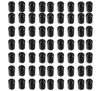 FRCOLOR 150pcs 7mm Id End Caps Wire Protection Cap Pvc Insulated Sleeve Boot Cover for Wire Terminal End in Electronics Equipment, Lightweight Cable Protection Sleeve, Black