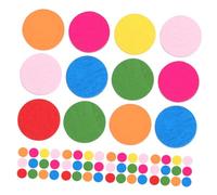 FRCOLOR 150pcs Coloured Wooden Discs for Math Counters Learning Math Wood Markers Vibrant Educational Resources for Early Learning Activities