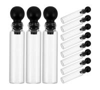 FRCOLOR 150pcs Essential Oil Sample Bottles Mini Perfume Sample Glass Vials Ball Stoppers for Fragrance Collecting Travel Use