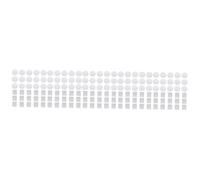 FRCOLOR 150pcs Eyeshadow Palette Metal Stickers Diy Sticker for Empty Palette Adhesive Metal Rounds Squares