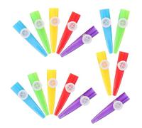 FRCOLOR 15pcs Colorful Plastic Kazoos for Lightweight Instruments for Classroom Performance Companion for Musical Activities Enhance Musical Skills Experience