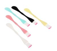 FRCOLOR 15pcs Facial Mask Stir Stick Multifunctional Applicator Brush Plastic Skin Care Tools Face Mask Applicator Double-head Random Color