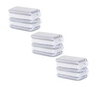 FRCOLOR 15pcs Sponge Dish Wash Scrub Pads Comfortable to Hold Easy to Squeeze Out Water Diamond Mesh Non-Scratch Kitchen Cleaning for Dish Washing