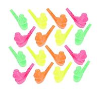 FRCOLOR 16pcs Bird Shaped Whistles Colorful Plastic Slide Whistles for Parties Lightweight Party Props for Outdoor Fun and Bird Games