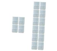FRCOLOR 16pcs Electric Toothbrush Head Box Interspace Fit Compact Travel Storage Case Brush Head Holder for Families
