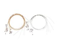 FRCOLOR 16Pcs Full Set Lyre Strings Replacement for Classical Lyre Harp Steel Accessories with Rich Resonance and Expressiveness Suitable for Musicians and Learners