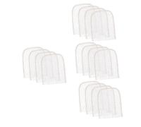 FRCOLOR 16pcs Lace Wig Net for Wig Making Soft Frontal Lace Material for Diy Crafts Deep for Parties and Stage Performances