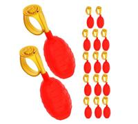 FRCOLOR 16pcs Water Spray Ring Prank Hilarious April Fools Day Fun for and Parties Easy to Use Reusable Water Squirt Trick