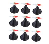 FRCOLOR 16pcs Wing Shaped Small Diamond Magnetic Needle Teaching Aid with Base for Science Physics Experiments Educational Hands Magnetic Field Demonstration Random Color