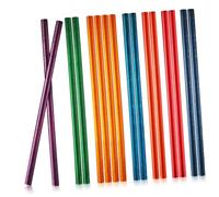FRCOLOR 16pcs Wooden Rhythm Sticks Educational Musical Instruments for Smooth Polished Surface Percussion to Cultivate Rhythm Sense and Musical Cognition Safe and Fun