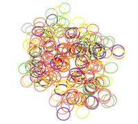 FRCOLOR 170Pcs Pet Dog Hair Accessories Mixed Color Elastic Bands for Grooming Small Pets Braids Knots Bows