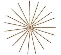 FRCOLOR 19pcs Classical Guitar Fret Wires White Copper Fret Wires for Guitar Fretboard Useful for Electric and Instrument Replacements
