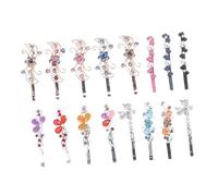 FRCOLOR 19pcs Rhinestone Hairpin Pearl Hair Clip Patterns Snap Barrettes for Women Girls Random Style