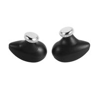 FRCOLOR 1pair Erhu String Adjusters Fine Tuner Accessory for Folk Instrument with Dependable Fine Tuning and Smooth Adjustment in Elegant Matte Black Design
