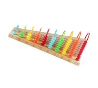 FRCOLOR 1pc Abacus for Wooden Counting Teaching Aid for Mental Arithmetic for Preschool Learning and Brain Development Activities