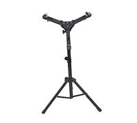 FRCOLOR 1Pc Adjustable Dumb Drum Stand Durable Silent Practice Pad Rack for Beginners Snare Drum Holder Black Design for Secure Storage and Easy Use