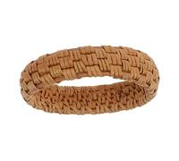 FRCOLOR 1PC Bohemian Rattan Bracelet for Women Vintage Woven Circle Bangle Lightweight Summer Accessory for Brides Loved Ones Durable Comfortable Design