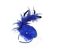 FRCOLOR 1pc Fascinator Mini Hat Hair Clip with Veil for Bride Stage Performance Elegant Headdress Accessory for Weddings Parties and Gatherings