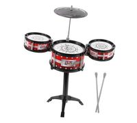 FRCOLOR 1Pc Mini Drum Set for Percussion Set for Music Education Safe Design with Smooth Edges for Early Learning and Childhood Development Red