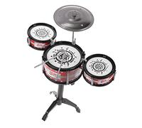 FRCOLOR 1Pc Mini Drum Set Red Percussion Set for Music Education Safe Smooth Edges for Early Learning Childhood Development Musical for Boys