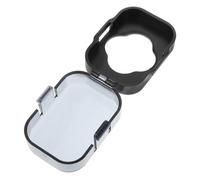 FRCOLOR 1pc Safety Door Lock Cover - Easy Install Thumb Lock for - Black Security Latch Cover Prevents Access to Dangerous Areas Like Kitchens and Bathrooms