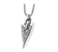 FRCOLOR 1Pc Silver Sword Pendant Necklace for Men Style Clavicle Chain Unique Decoration for Beach Parties Events