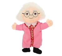 FRCOLOR 1Pc Storytelling Hand Puppet for Lifelike Figure Doll Soft Material Enhances Parent Interaction for Storytime Performance and Play Grandma Puppet