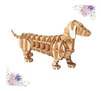 FRCOLOR 1pc Wooden Dog Puzzle Kit for Handmade Assembling Educational Model Creative Learning Activity for Boys Safe and Fun Puzzle Game for Home Decoration
