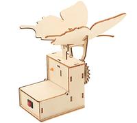 FRCOLOR 1Set DIY Mechanical Wooden Butterflies of Assemble Prop for Science Experiments Safe and Wood Puzzle for Learning Parent Interaction