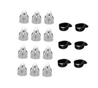 FRCOLOR 1set Durable Finger Picks for Guitar Ukulele Zinc Alloy Comfortable Thumb and Index Picks for Acoustic Guitar Banjo and More for Strumming and Fingerstyle Playing