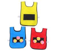 FRCOLOR 1Set Interactive Sticky Balls for Vest Game with Balls for Outdoor Fun and Family Activities Enhances Communication and Collaboration Skills