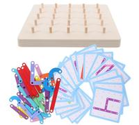 FRCOLOR 1Set Montessori Alphabet Puzzle Number Block Geoboard for Fine Motor Skills Development Early Learning Educational for Interactive Teaching Tool for Parents