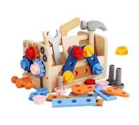 FRCOLOR 1Set Tool Set Portable Educational Kit for Pretend Play Enhance Cognitive Skills and Hands Abilities for Boys and Age