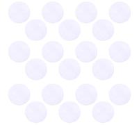 FRCOLOR 2 Bags White Polyester DIY Headdress Wafers, 400pcs Small round Patches for Sew Or Paste Use, Craft Supplies for Hair Accessories and Custom Headband Making