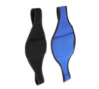 FRCOLOR 2 Pcs Adjustable Mic Belt Pouch for Instructors Sweat Absorbent Neoprene Microphone Carrier Waistband Bag Durable Sport Holder for Fitness Theatre and Teaching Use Black
