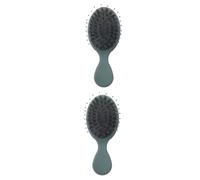 FRCOLOR 2 Pcs Bristle Detangler Hair Comb Massaging Hairbrush for Men Women Girls Portable Styling Tool Hair Comb for Straightening Dark