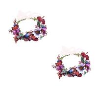 FRCOLOR 2 Pcs Headdress for Bride Bridal Photo Prop Bride Headpieces for Wedding Bridal Bridal Headdress Bridal Headband Headband Party Hair Bands Wedding Hair Band