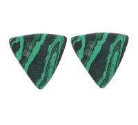 FRCOLOR 2 Pcs Large Triangle Emerald Green Guitar Picks Bass Picks Musical Instrument Accessories for Acoustic and Electric Guitar