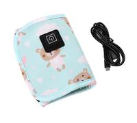 FRCOLOR 2 pcs Portable USB Bottle Warmer Adjustable Gear Feeding Heater with Insulated Cover Efficient Nutrient Heat Preservation for Newborns and Boy Girl The Go Convenient Car and Power