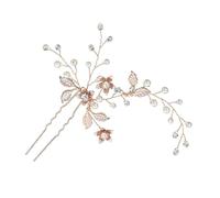 FRCOLOR 2 Pcs Unique Girls Bridal Hairpin Wedding Hair Accessories Fashionable Headdress Stylish Headwear for Bride