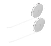 FRCOLOR 2 Rolls Bow Making Ribbon Decorative Ribbon Polyester Elegant White Cuttable Silky to The Touch for DIY Crafts Party Decor