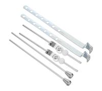 FRCOLOR 2 Sets Bathroom Sink Drain Lift Rod Replacement Sturdy Iron Pivot Rod with Silver Finish Modern Sleek Look for Home and Bathroom Sink Repair Widely Compatible