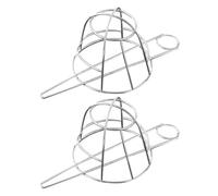 FRCOLOR 2 Sets Durable Metal Forks for Chignon Styling Elegant Updo Accessory for Women Lightweight Comfortable Hair Pins