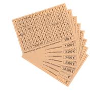 FRCOLOR 2 Sets Euro Money Saving Challenge Stickers DIY Piggy Bank Labels Scratch Resistant Track Charts for Adults Budget Management Educational Currency Learning