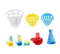 FRCOLOR 2 Sets Launch Catch Ball Game Set Outdoor Sports for Active Play Includes Balls Launchers Safe Fun for Family Pool Parties and Park Games