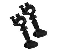 FRCOLOR 2 Sets Microphone Clip Holder for Stands Mic Clamp for Live Streaming and Recording Lightweight and Durable Design for Public Speaking