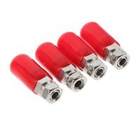 FRCOLOR 2 Sets Pc4-m6 PTFE Feed Tube Adapter Connector for 3D Printer Filament Dryer Box, Pneumatic 4x2.5mm Straight Fitting for Filament Feed Interface